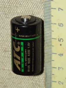 Размер батарейки
